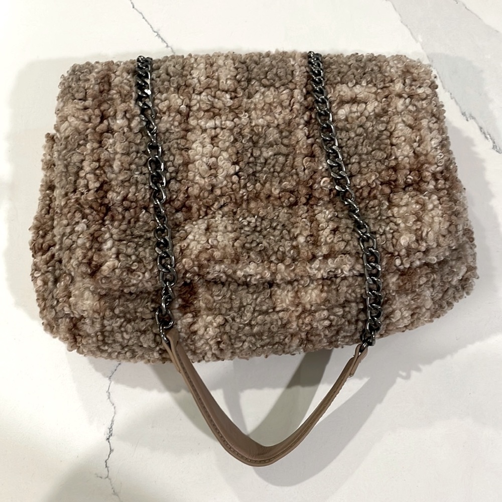 Zara Sherpa purse